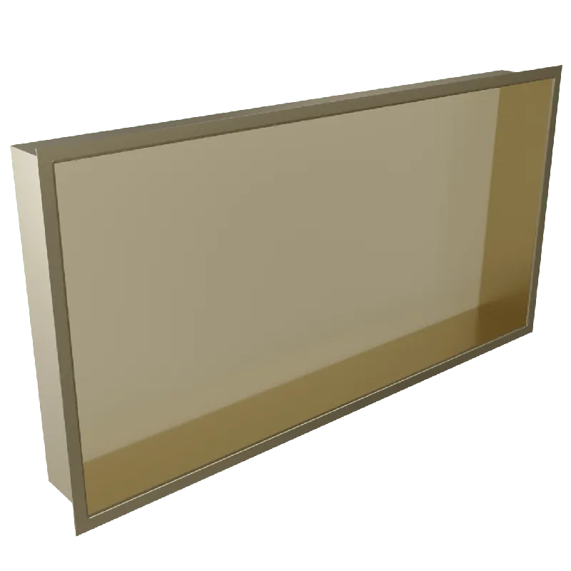 Blaufoss Box Niche encastrée, 60 x 30 cm, Brushed Champagne Gold