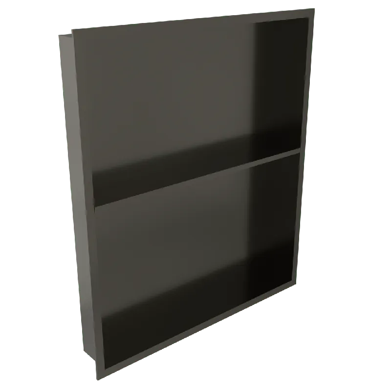 Blaufoss Box Niche encastrée 50,5 x 59 cm Brushed GunMetal