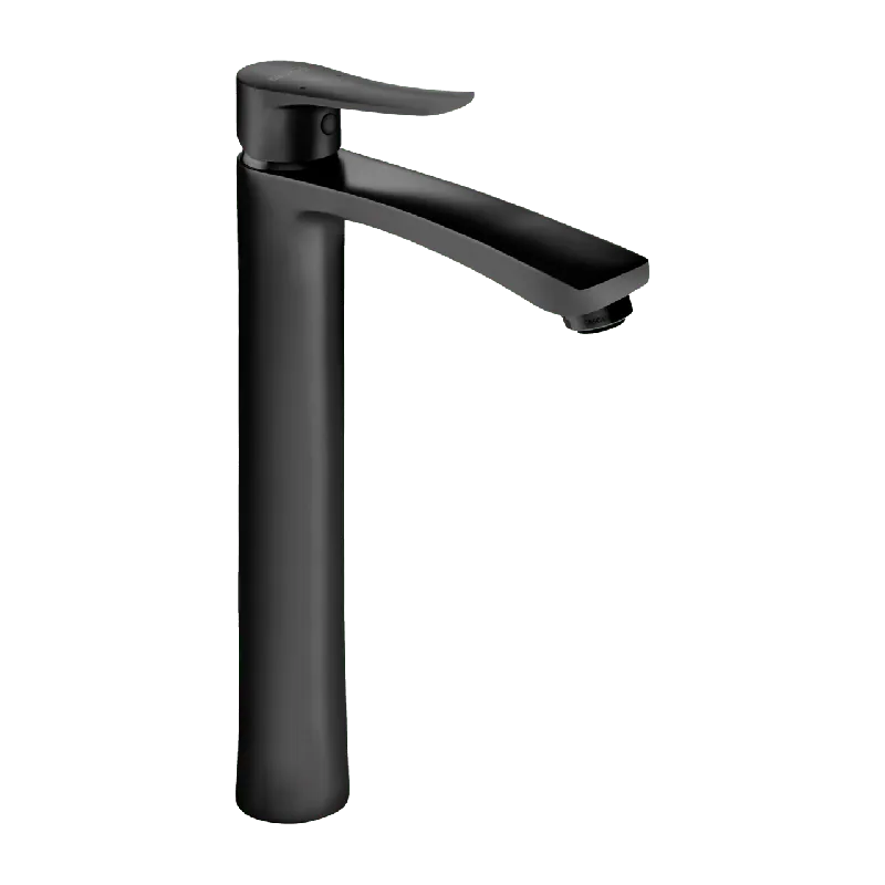 Blaufoss Lima robinet de lavabo haut noir mat