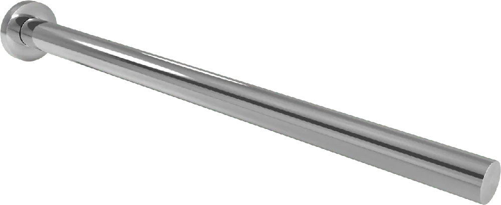Blaufoss Noma Tube porte-serviette simple Chrome 41 cm