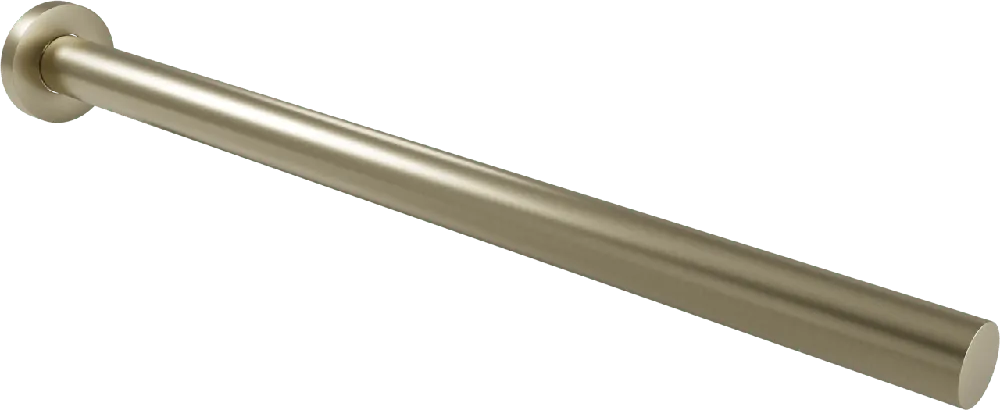 Blaufoss Noma Tube porte-serviette simple Brushed Champagne Gold 41 cm