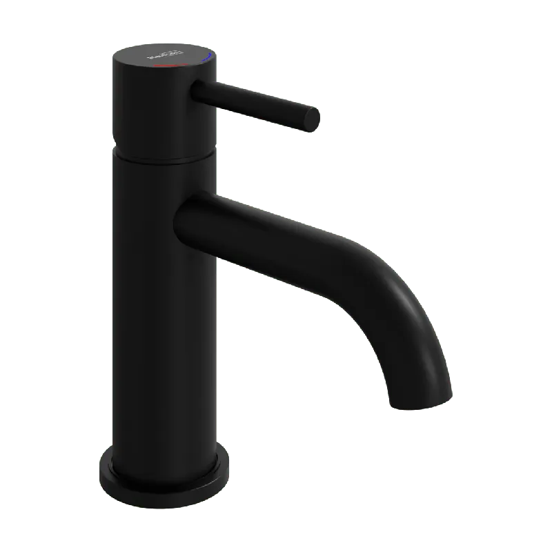 Blaufoss Round S robinet de lavabo noir mat