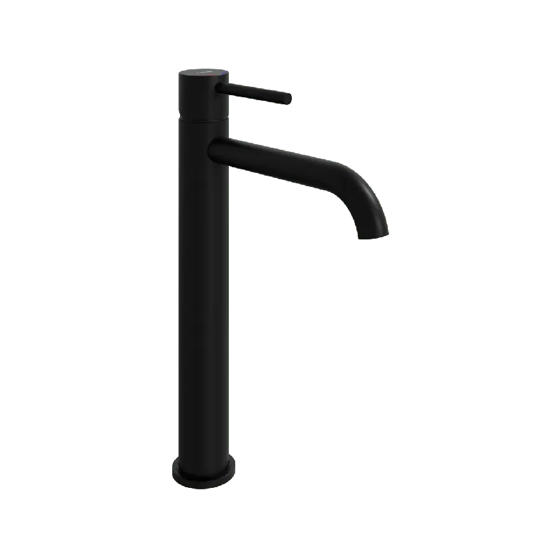 Blaufoss Round S robinet de lavabo haut noir mat
