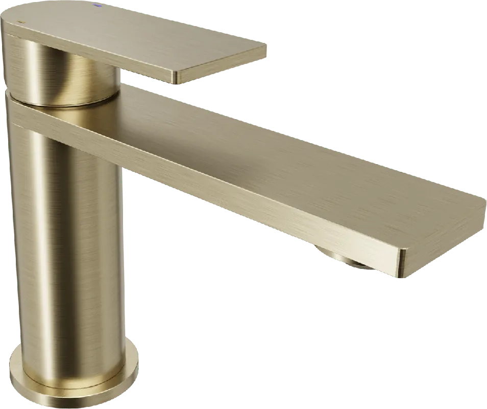 Blaufoss Fenix EcoStart robinet de lavabo standard brushed champagne gold