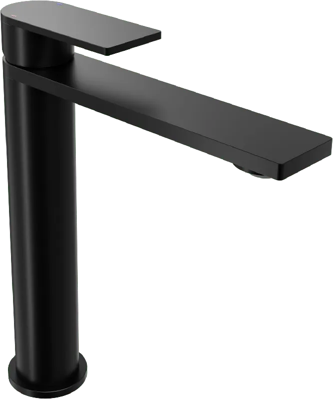 Blaufoss Fenix robinet de lavabo surélevé noir mat