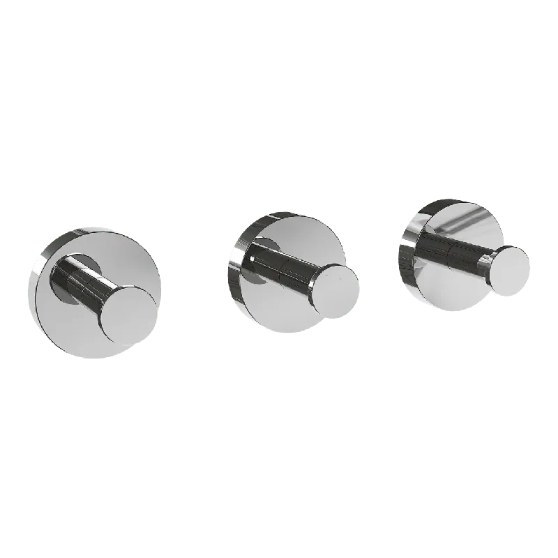 Blaufoss Harmony set de crochets 3 pièces chrome