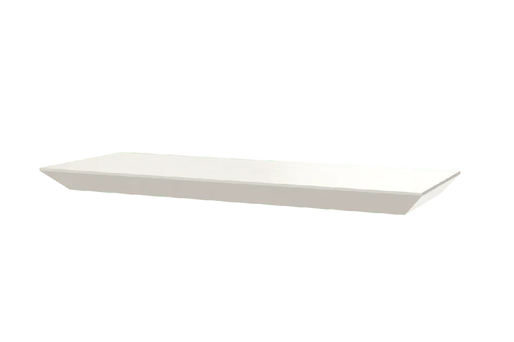 Balmani Mitra étagère murale blanc mat 40 x 16 cm