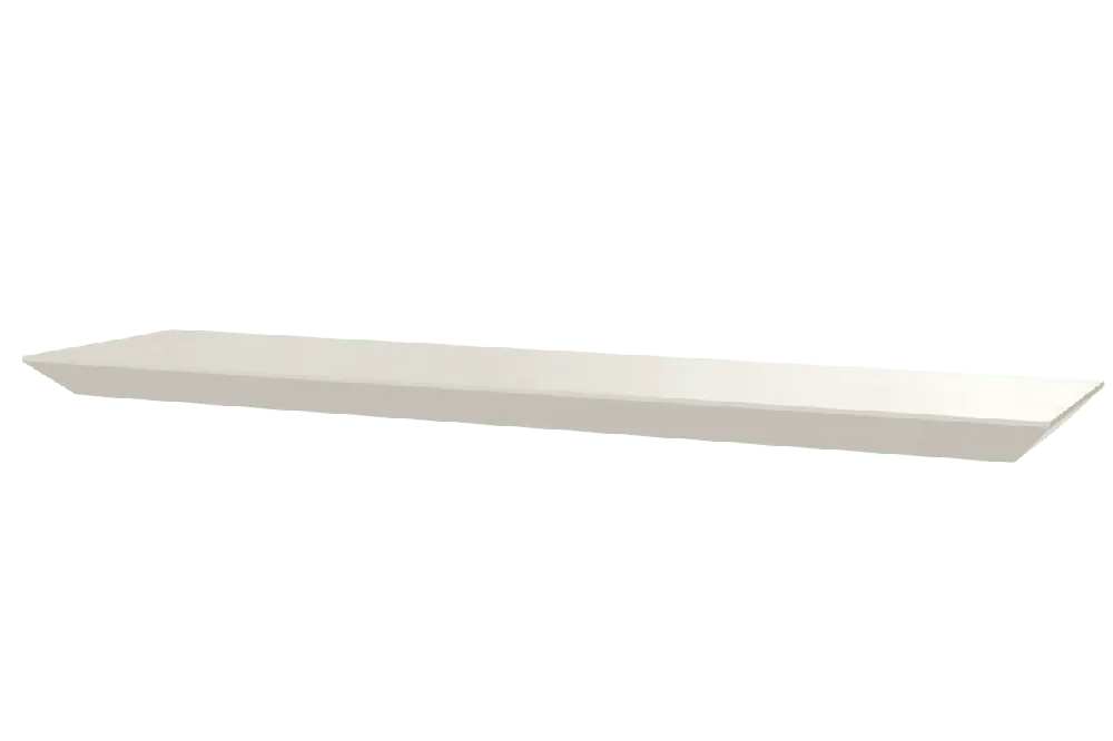Balmani Mitra étagère murale blanc mat 60 x 18 cm