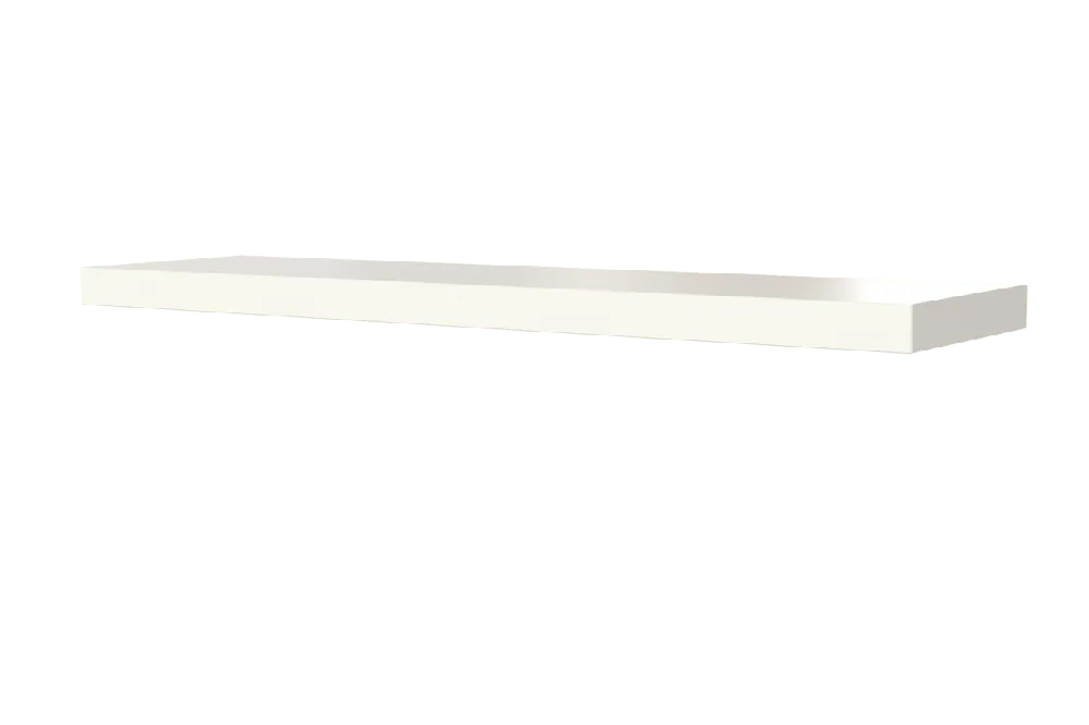 Balmani Stricta étagère murale blanc mat 60 x 15 x 2,5 cm