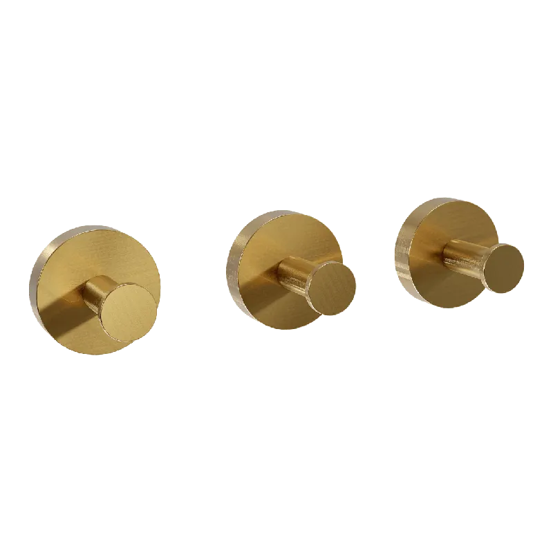 Blaufoss Harmony set de crochets 3 pièces Brushed Gold