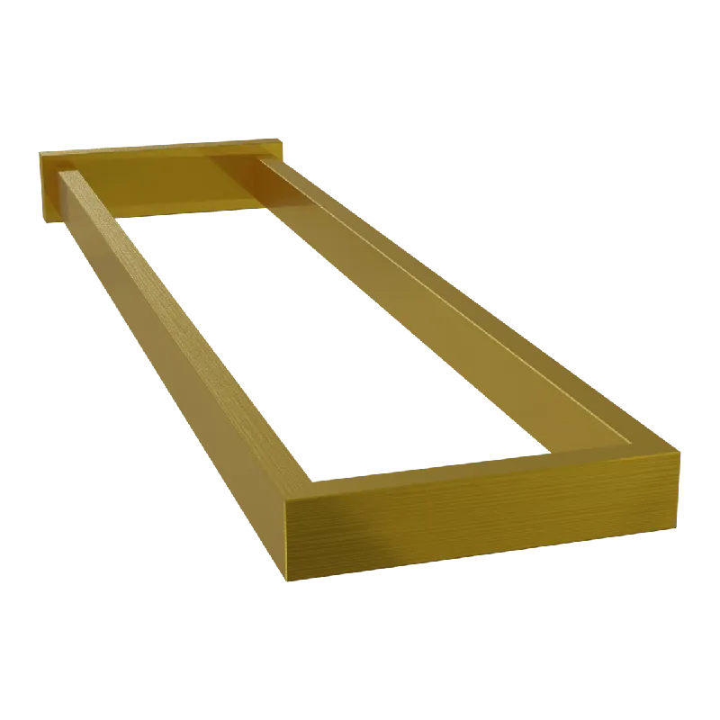 Blaufoss Noma porte-serviette double Brushed Gold 41 cm