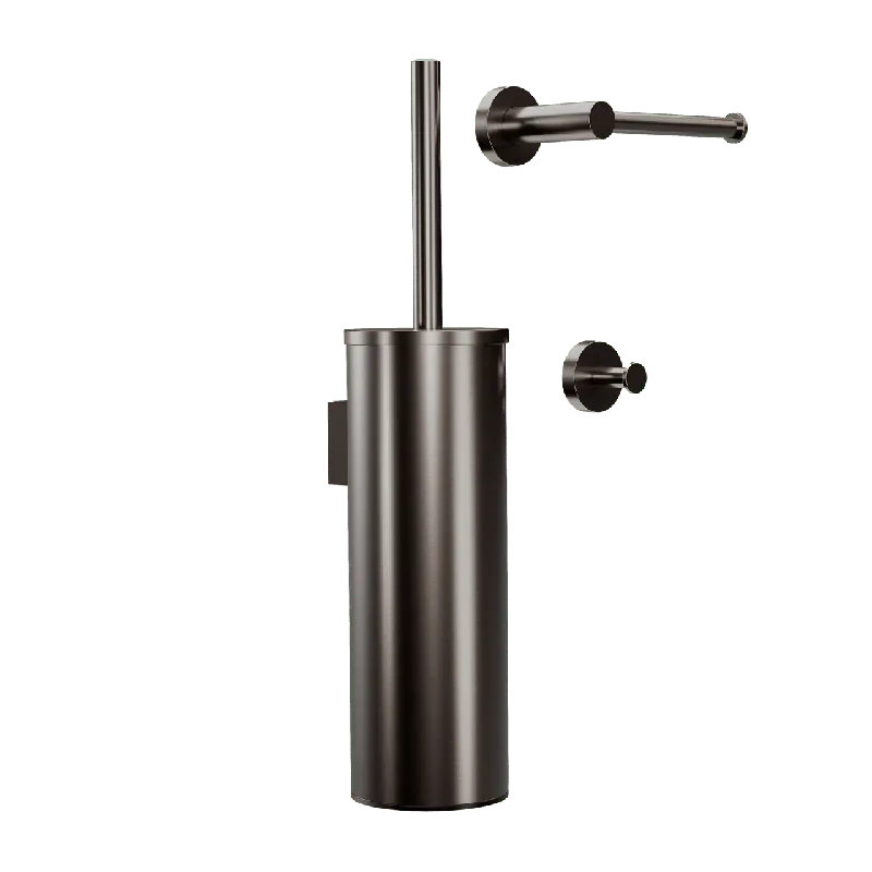 Blaufoss Harmony set d‘accessoires de toilette Brushed GunMetal