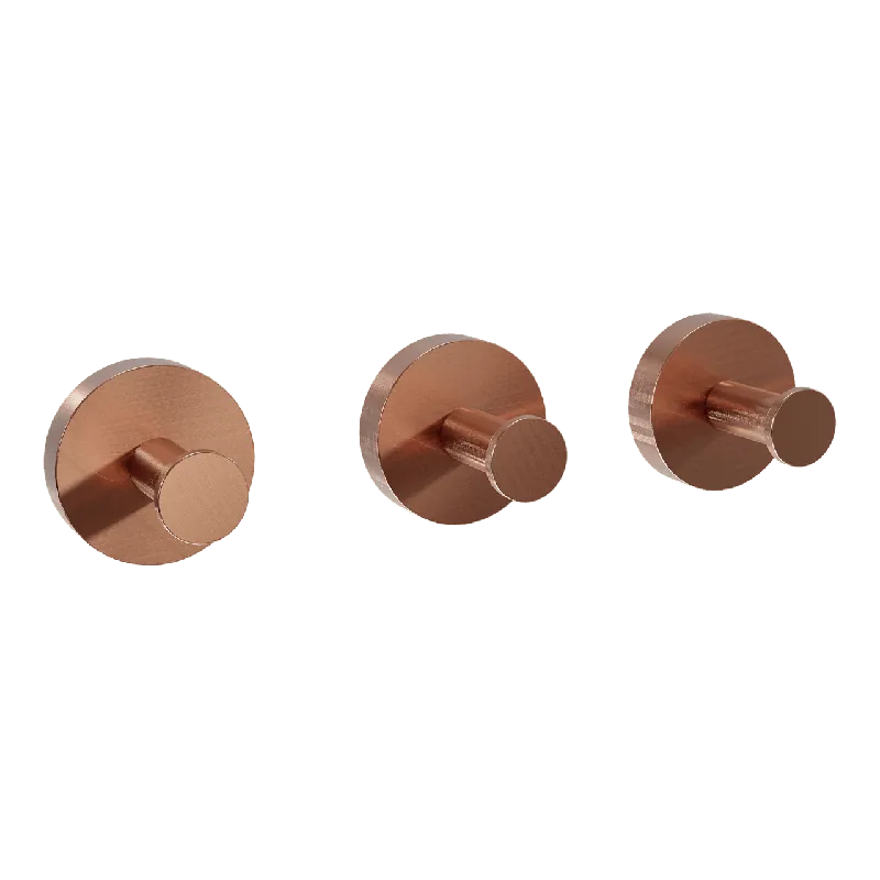 Blaufoss Harmony set de crochets 3 pièces Brushed Rosegold