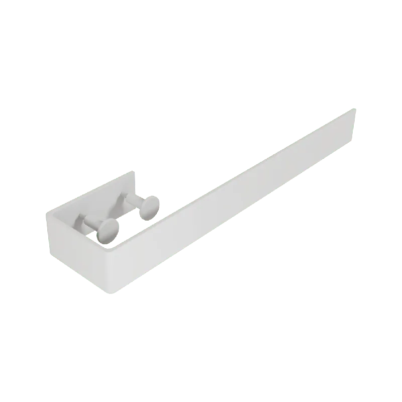 Vipera porte-serviette pour Corrason unique 50 - 60 - 80 cm blanc mat