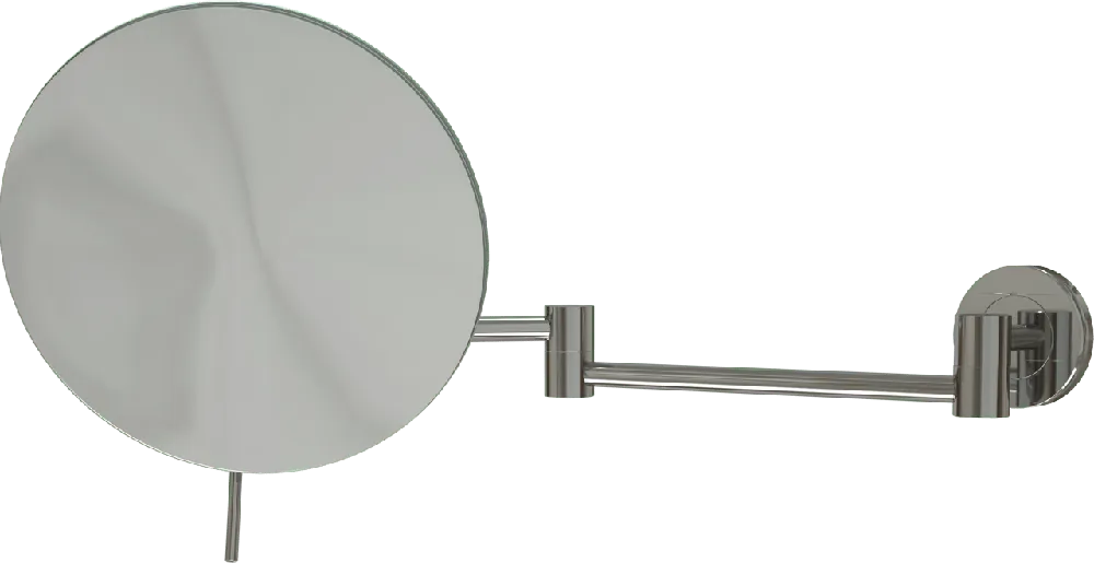 Blaufoss miroir à maquillage rond chrome suspendu 20 cm