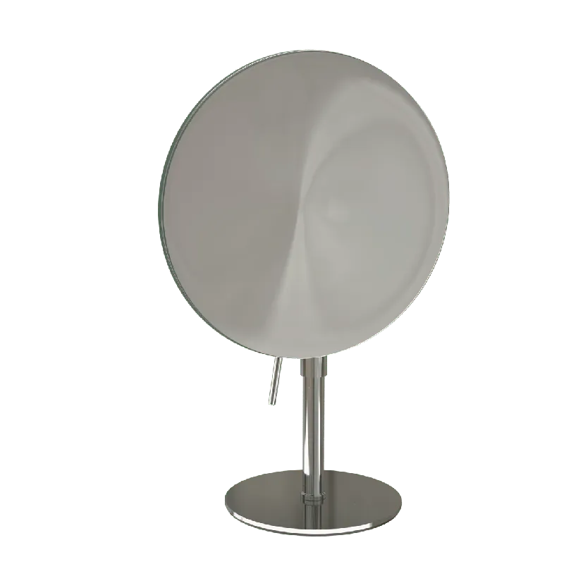 Blaufoss miroir à maquillage rond chrome sur pied 20 cm