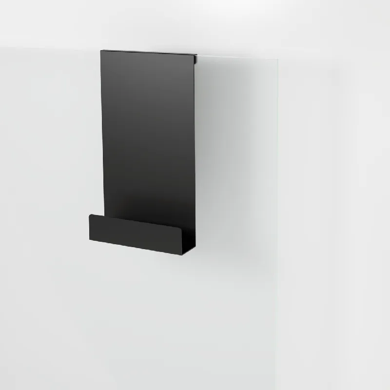 Blaufoss porte-shampooing pour paroi de douche noir mat