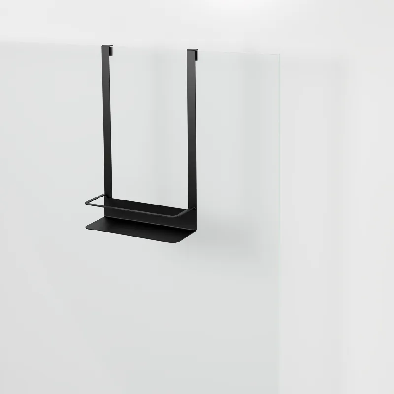 Blaufoss Tika porte-shampooing seul pour paroi de douche noir mat