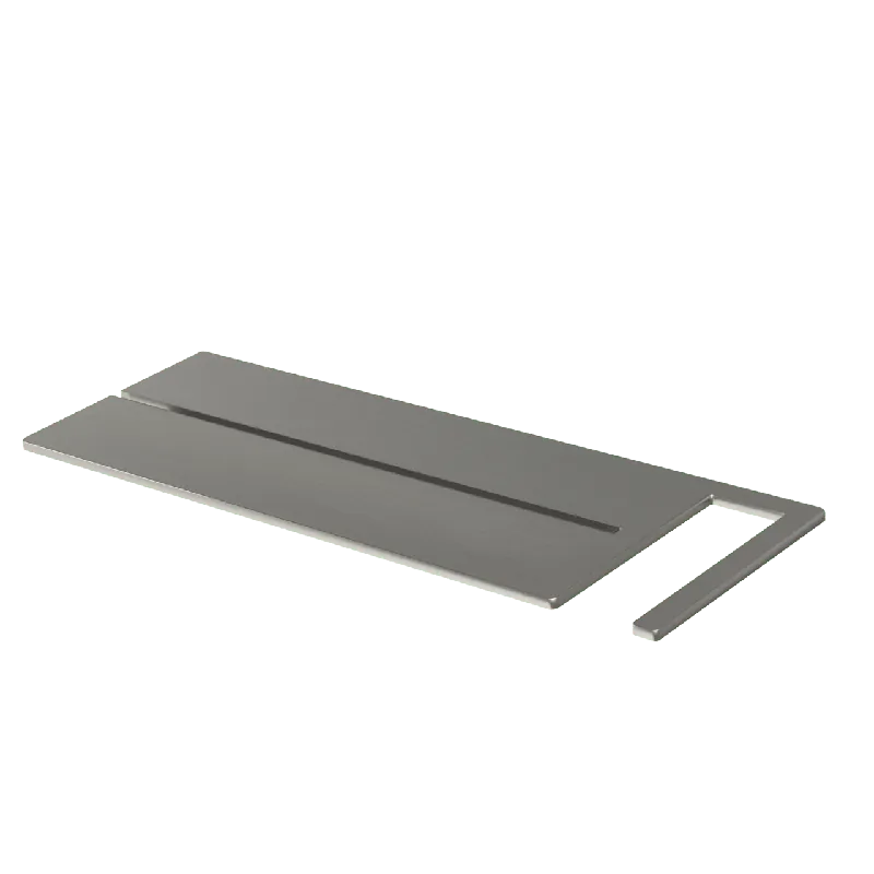 Blaufoss Finn porte-savon pour douche Brushed CoolMetal 44 x 15 cm