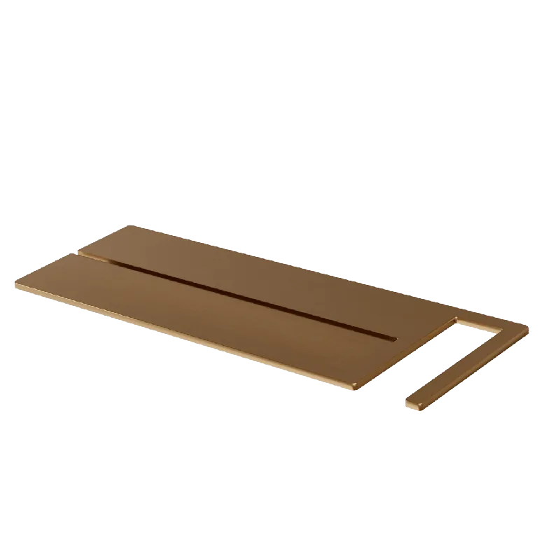 Blaufoss Finn porte-savon pour douche Brushed Rosegold 44 x 15 cm
