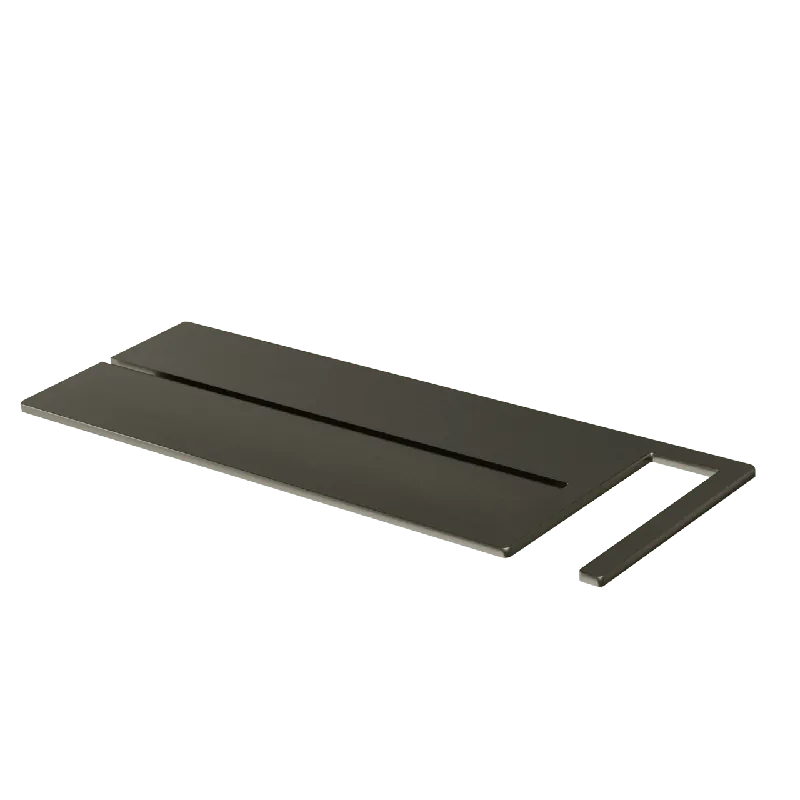 Blaufoss Finn porte-savon pour douche Brushed GunMetal 44 x 15 cm