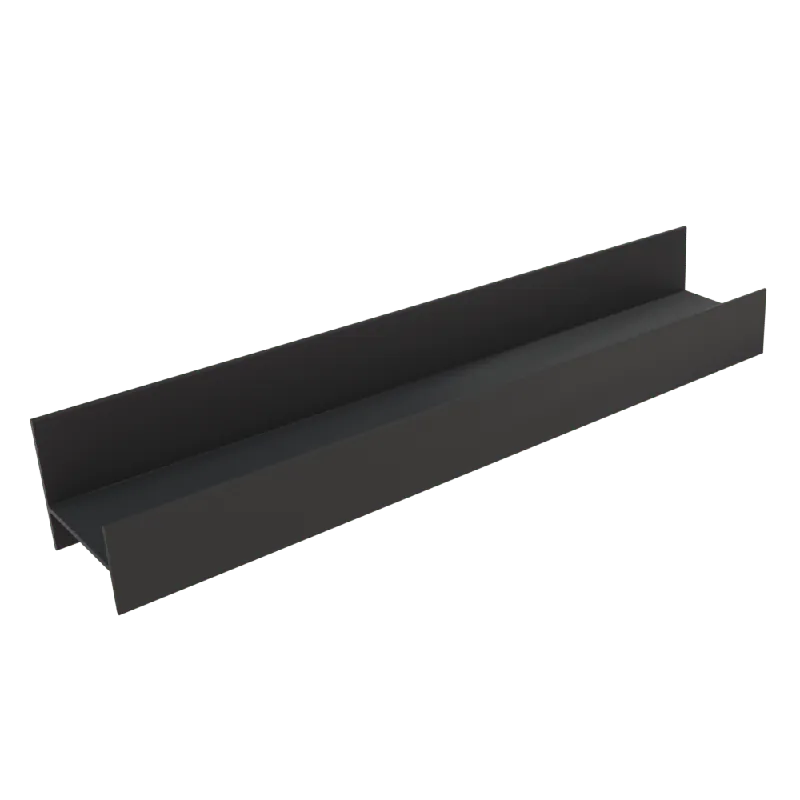Blaufoss Blackline Tilli étagère murale noir mat 40 x 6,8 cm