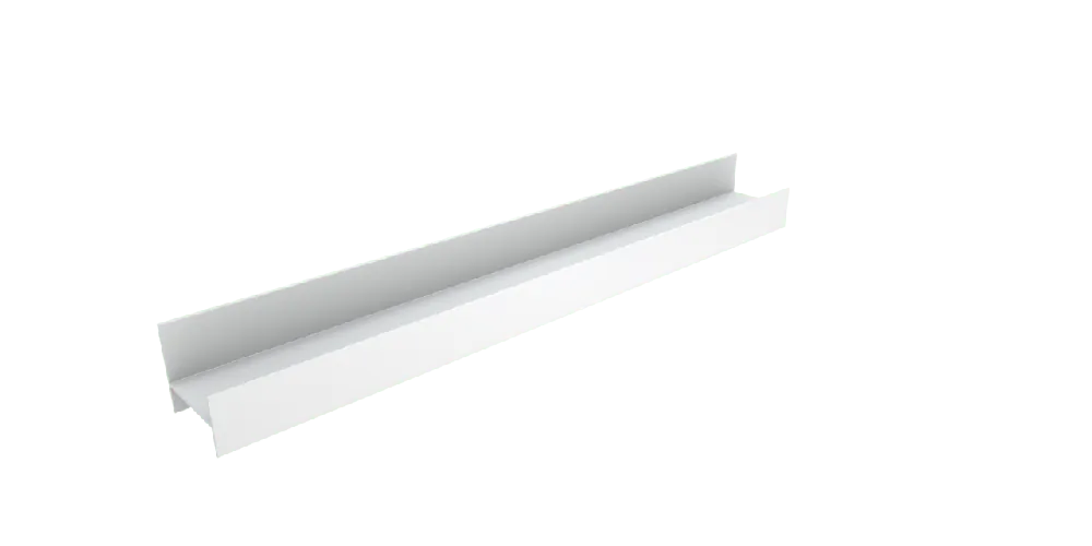 Blaufoss Blackline Tilli étagère murale blanc mat 60 x 6,8 cm