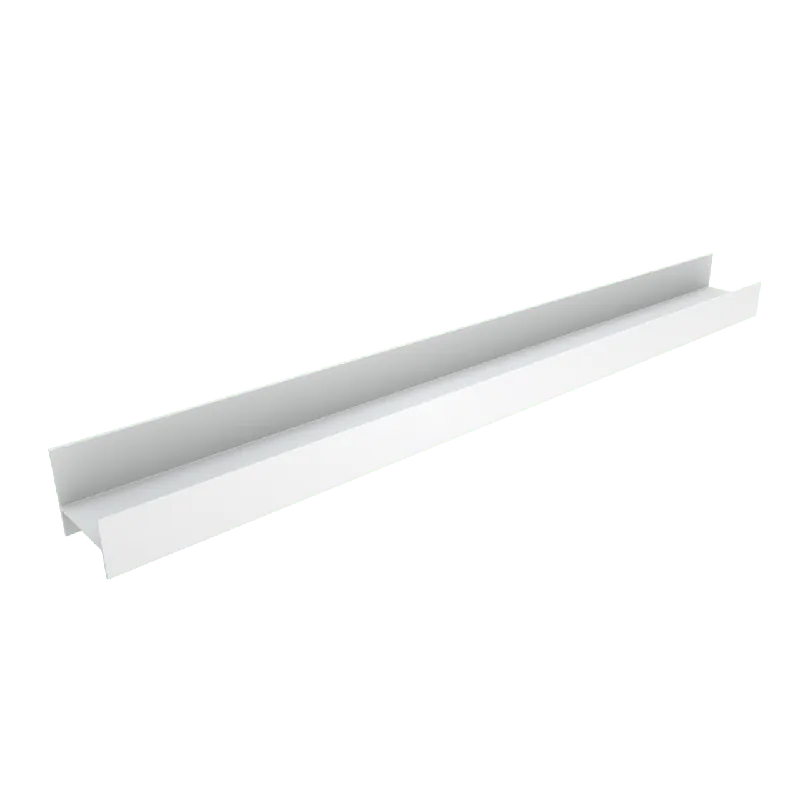 Blaufoss Blackline Tilli étagère murale blanc mat 80 x 6,8 cm