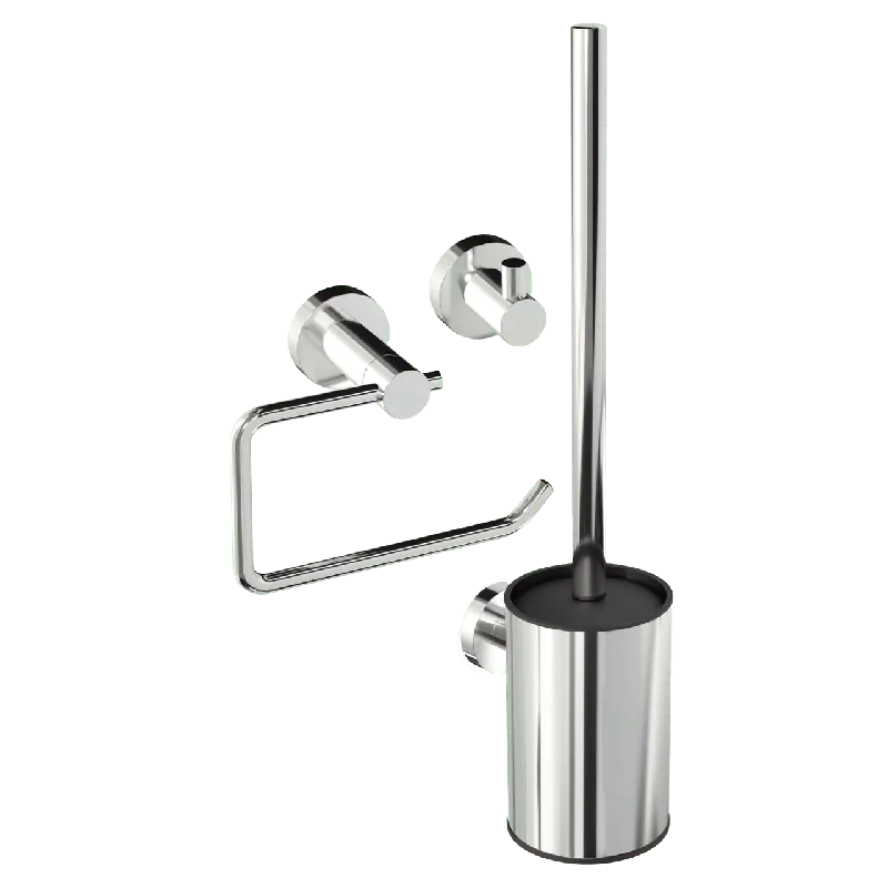 Blaufoss Glory set d‘accessoires de toilette chrome