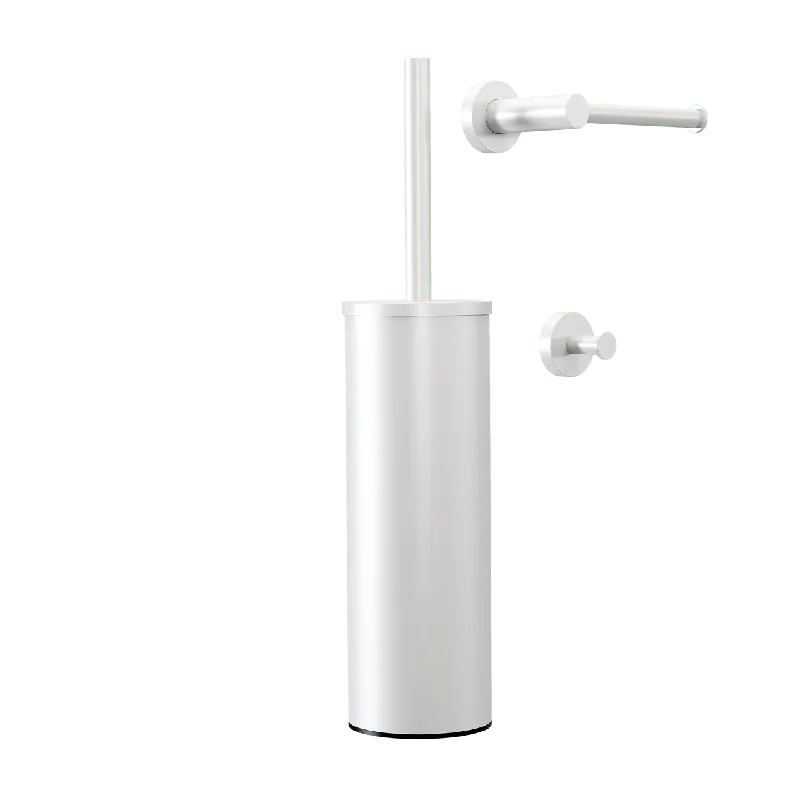 Blaufoss Harmony set d‘accessoires de toilette blanc mat
