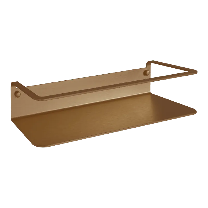 Blaufoss Tika porte-shampooing seul avec fixation murale Brushed Rosegold