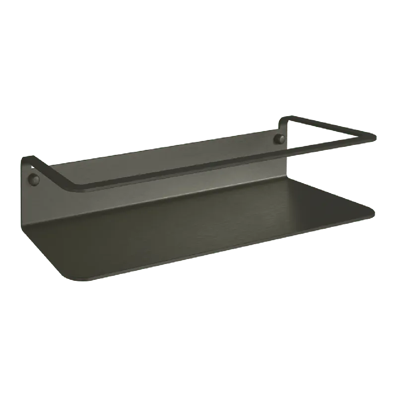 Blaufoss Tika porte-shampooing seul avec fixation murale Brushed GunMetal