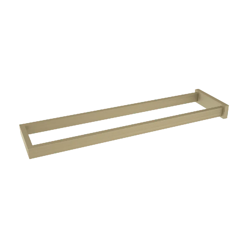 Blaufoss Noma porte-serviette double Brushed Champagne Gold 41 cm