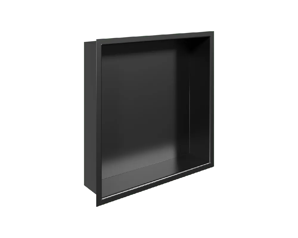 Blaufoss Box Niche encastrée 30 x 30 cm noir mat