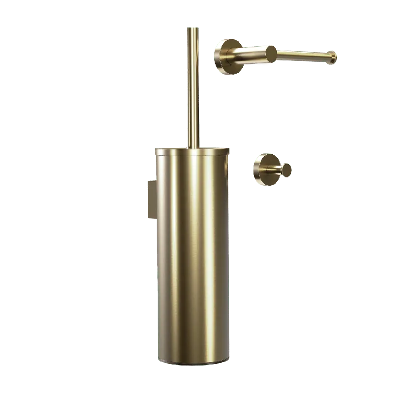 Blaufoss Harmony set d‘accessoires de toilette Brushed Champagne Gold