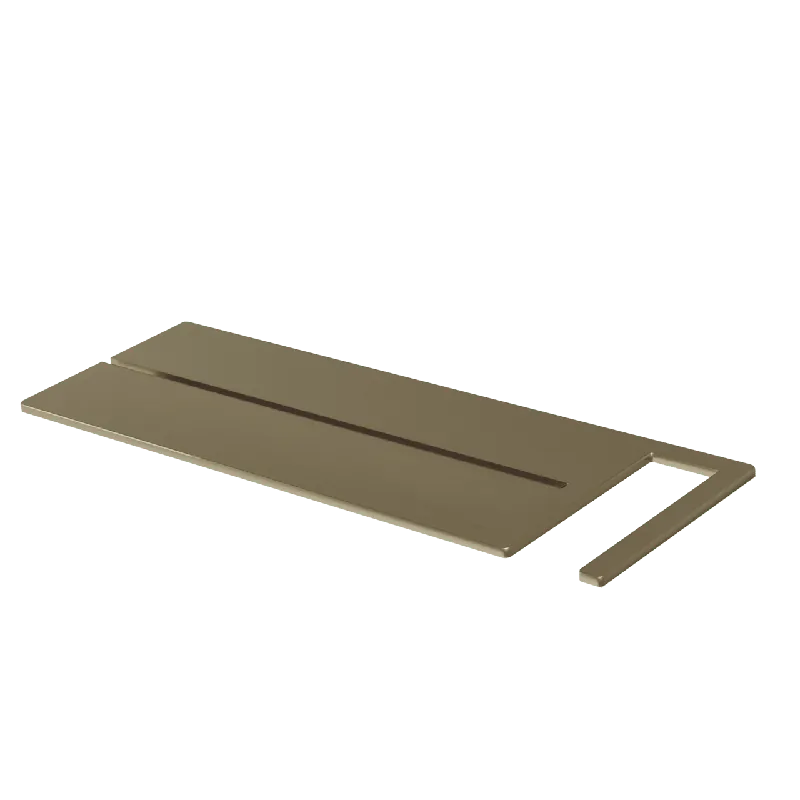 Blaufoss Finn porte-savon pour douche brushed champagne gold 44 x 15 cm