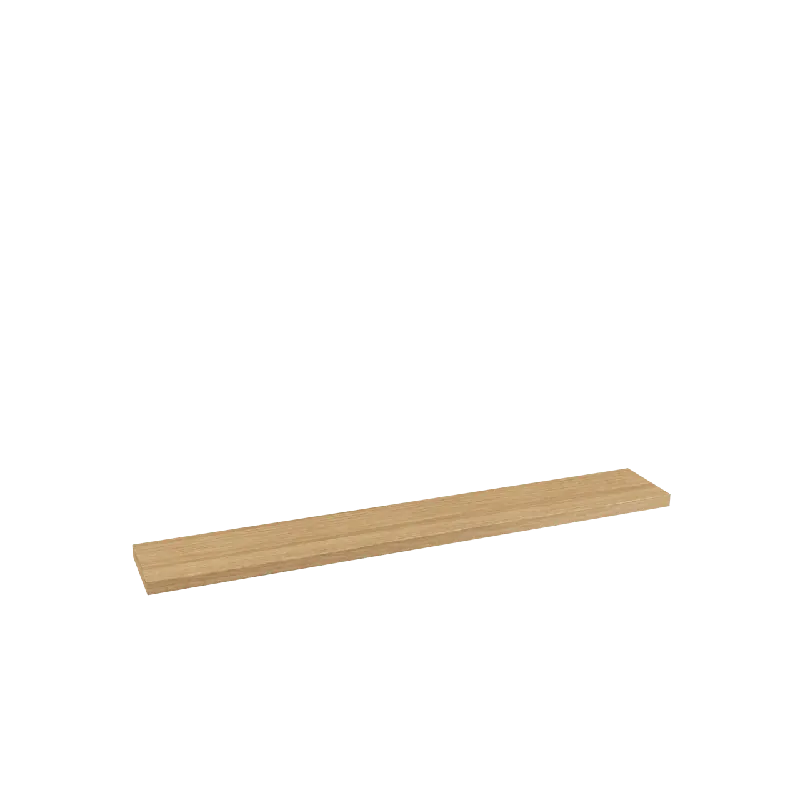 Balmani Legno tablette de finition pour armoire de toilette chêne vieilli 120 x 18 cm