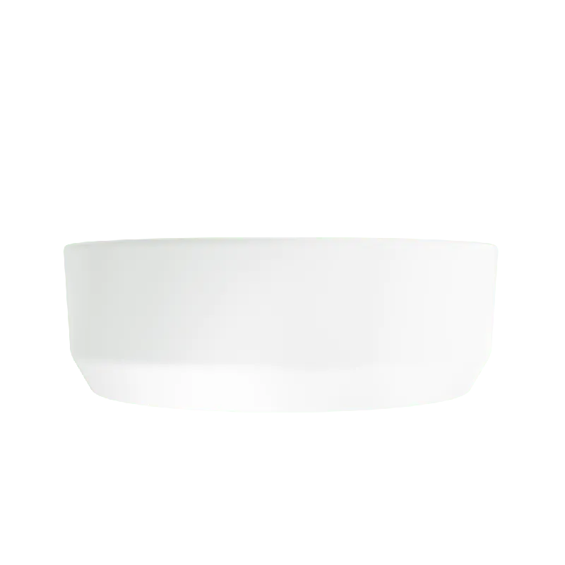 Luca Varess Perla vasque à poser porcelaine blanc mat rond Ø 34 cm