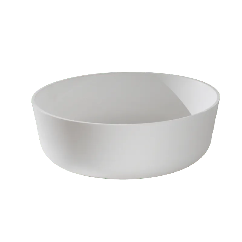 Balmani Zone vasque à poser mat Solid Surface rond Ø 35 cm