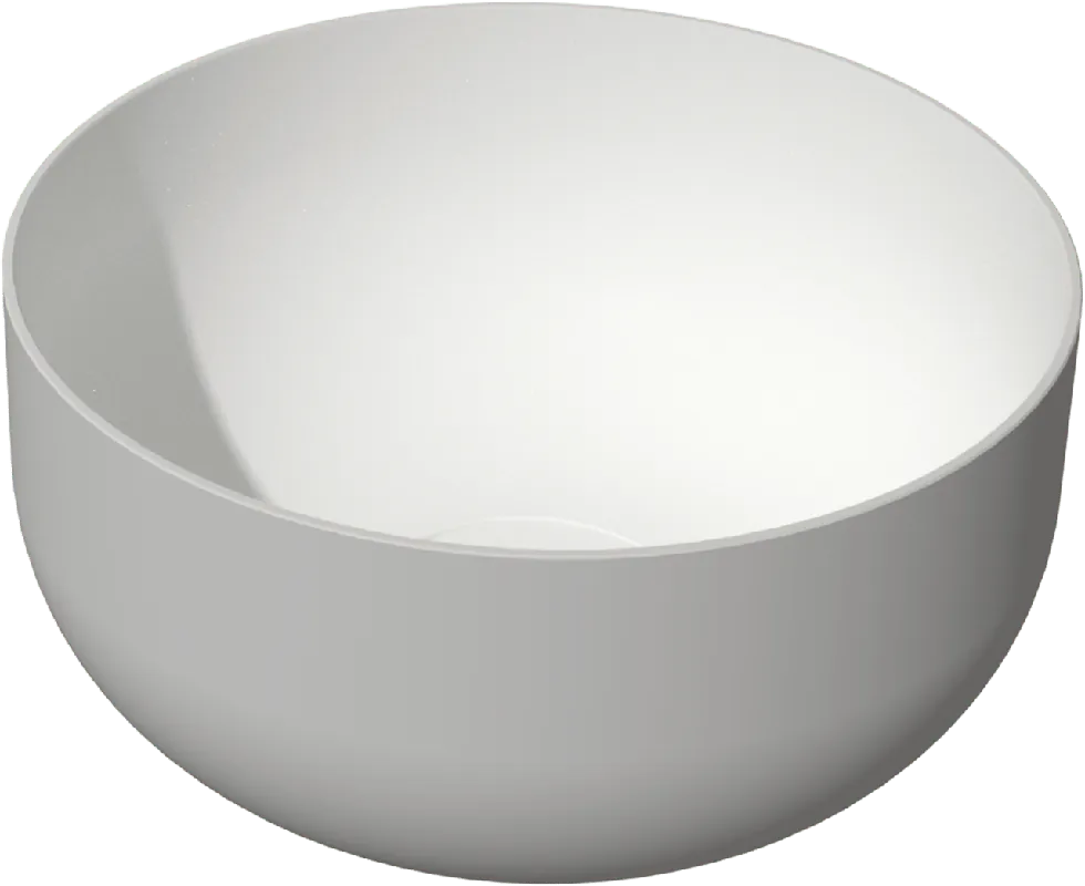 Balmani Bowl vasque à poser mat Solid Surface rond Ø 24 cm