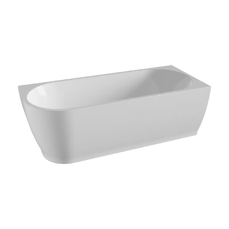 Linie Paulo baignoire d‘angle droite duo 170 x 75 cm acrylique Blanc Brillant