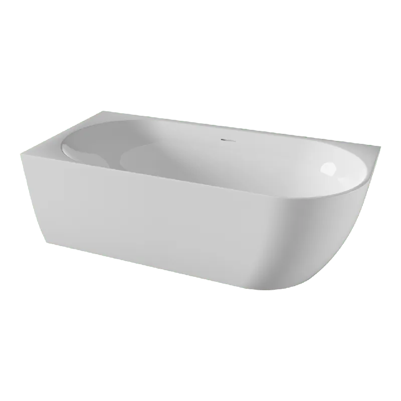 Luca Varess Otello baignoire d‘angle gauche double 180 x 85 cm acrylique Blanc Brillant, bonde incluse