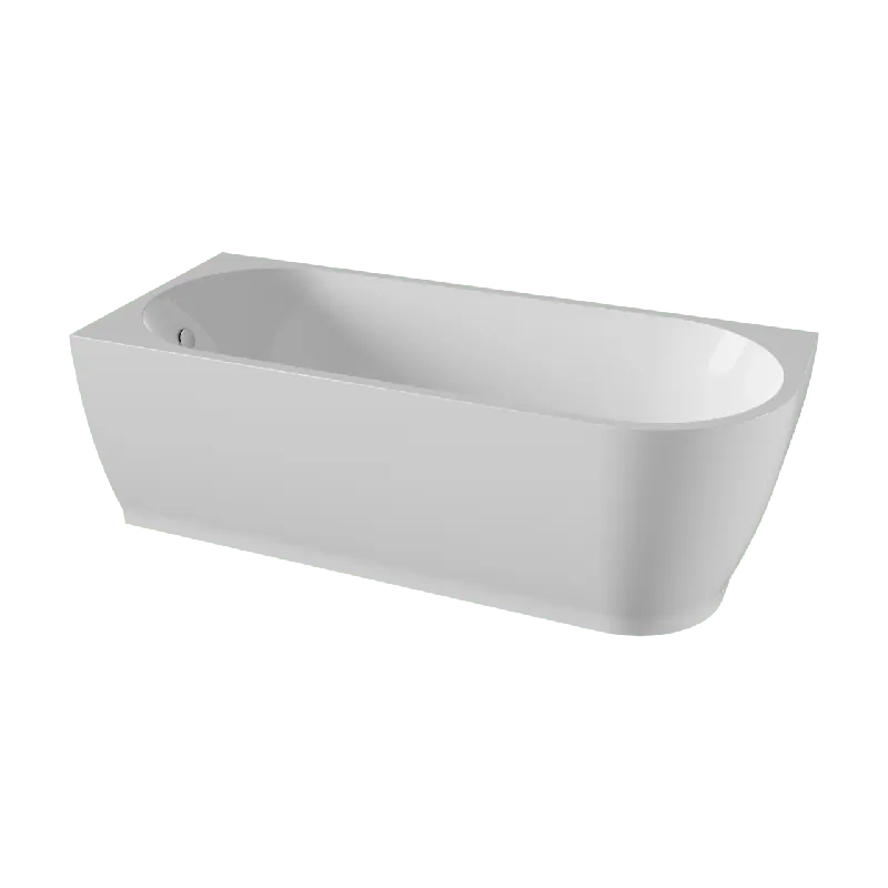 Linie Paulo baignoire d‘angle gauche simple 170 x 70 cm acrylique blanc mat