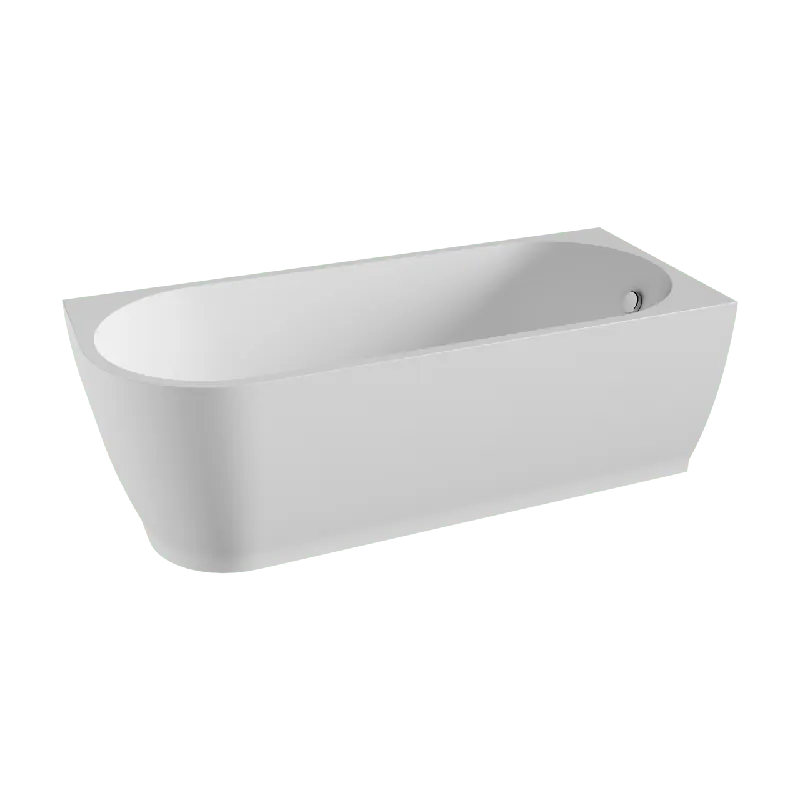 Linie Paulo baignoire d‘angle droite simple 170 x 70 cm acrylique blanc mat
