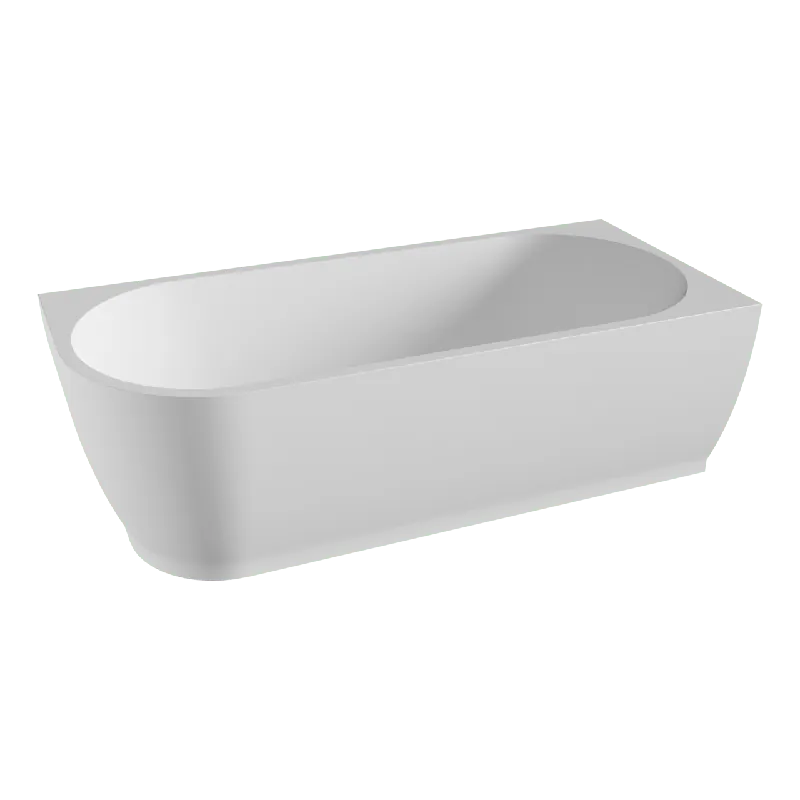 Linie Paulo baignoire d‘angle droite double 180 x 80 cm acrylique blanc mat