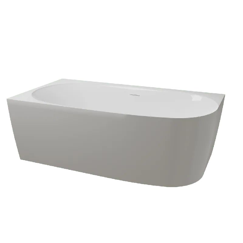 Luca Varess Sutilo baignoire d‘angle gauche double 160x75cm acrylique Blanc Brillant