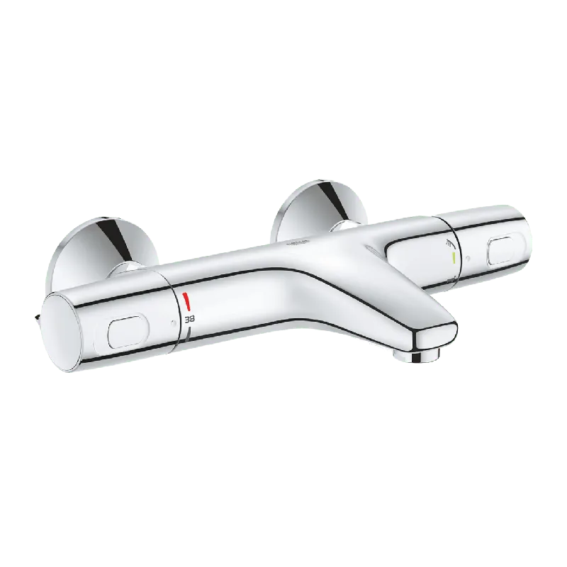 Grohe Precision Trend Robinet de baignoire thermostatique mural chrome brillant