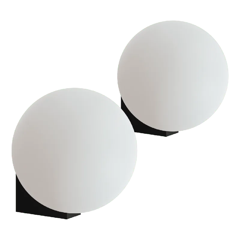 Balmani Boho LED luminaire 16 cm noir (lot de 2)