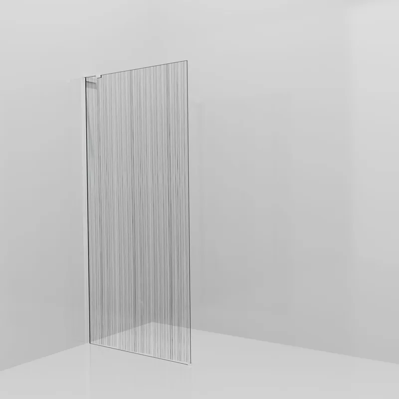 Balmani Modular douche à l‘italienne 100 x 200 cm, Mikado, Profil Chrome brillant avec L-Shape