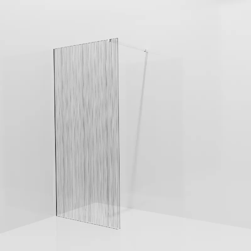 Balmani Modular douche à l‘italienne 100 x 200 cm, Mikado, Profil Chrome brillant
